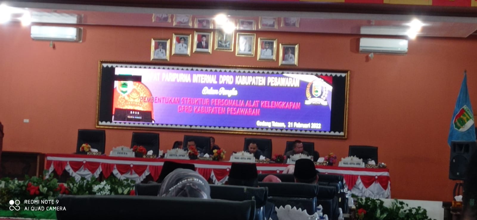 Pimpinan Komisi, Bapemperda dan BK DPRD Pesawaran Berganti