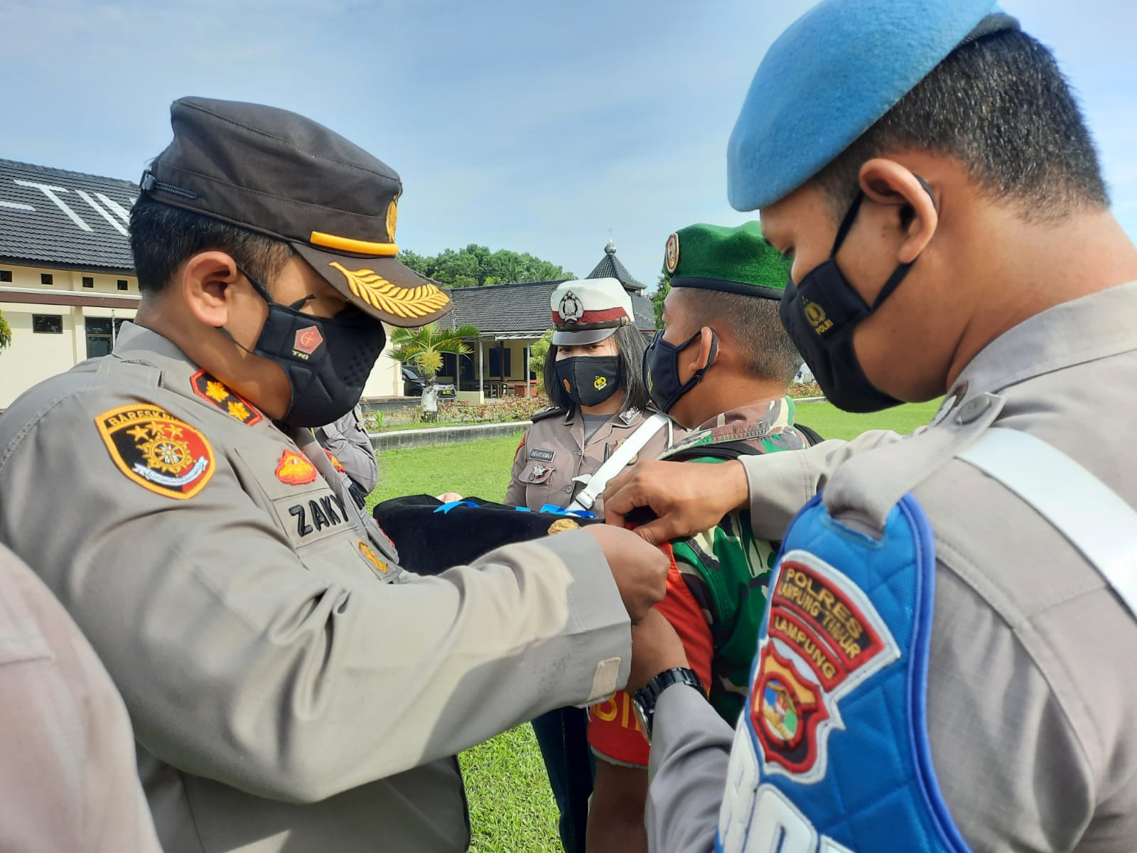 OKK, Polres Lamtim Terjunkan 109 Personil Gabungan