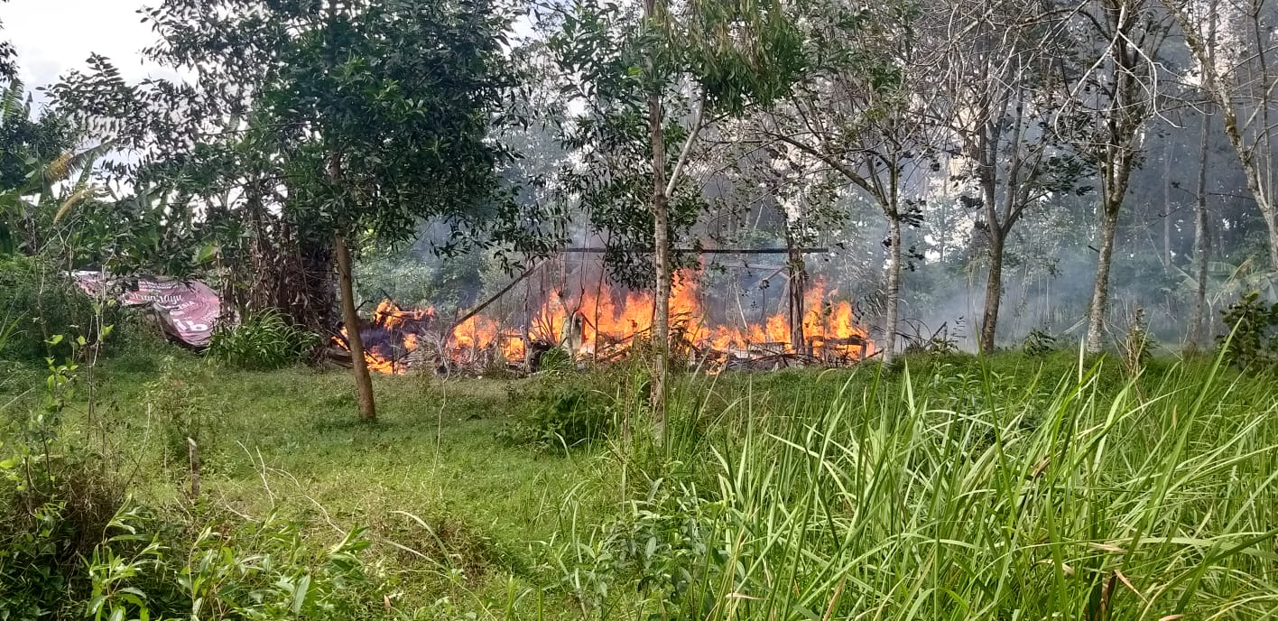 Breaking News! Satu Rumah Warga di Tubaba Habis Dilahap si Jago Merah