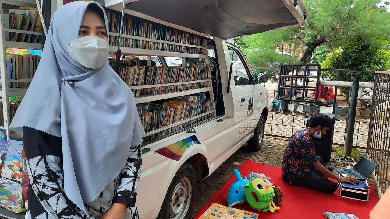 Meski Pandemi, Perpustakaan Keliling Metro Tetap Beroperasi, Tapi...