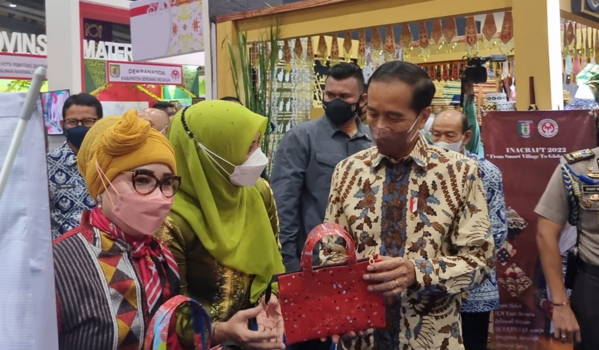 Inacraft 2022, Presiden Joko Widodo Apresiasi Produk Kerajinan Tanggamus