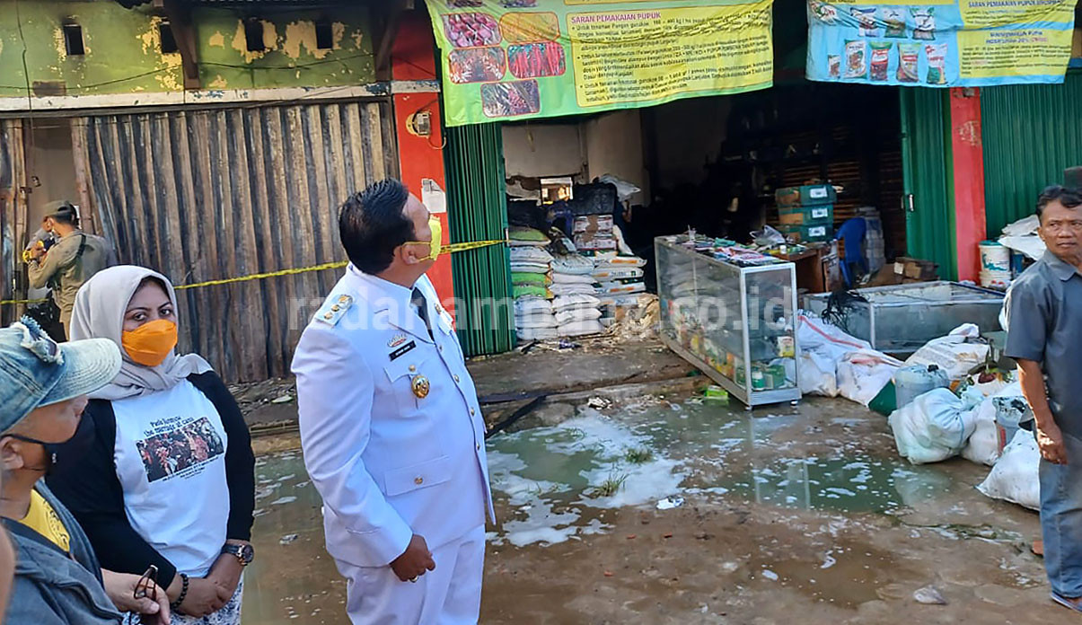 Kebakaran Pasar Sukadana, Polres Lamtim Masih Lidik