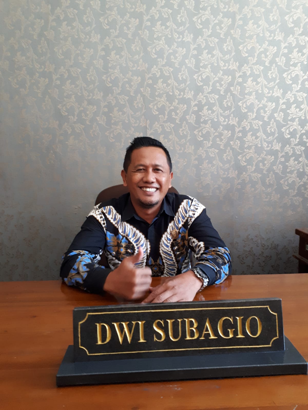 Dwi Subagio Ungkap Cita-cita DPC PDIP Waykanan Pada Pemilu 2024