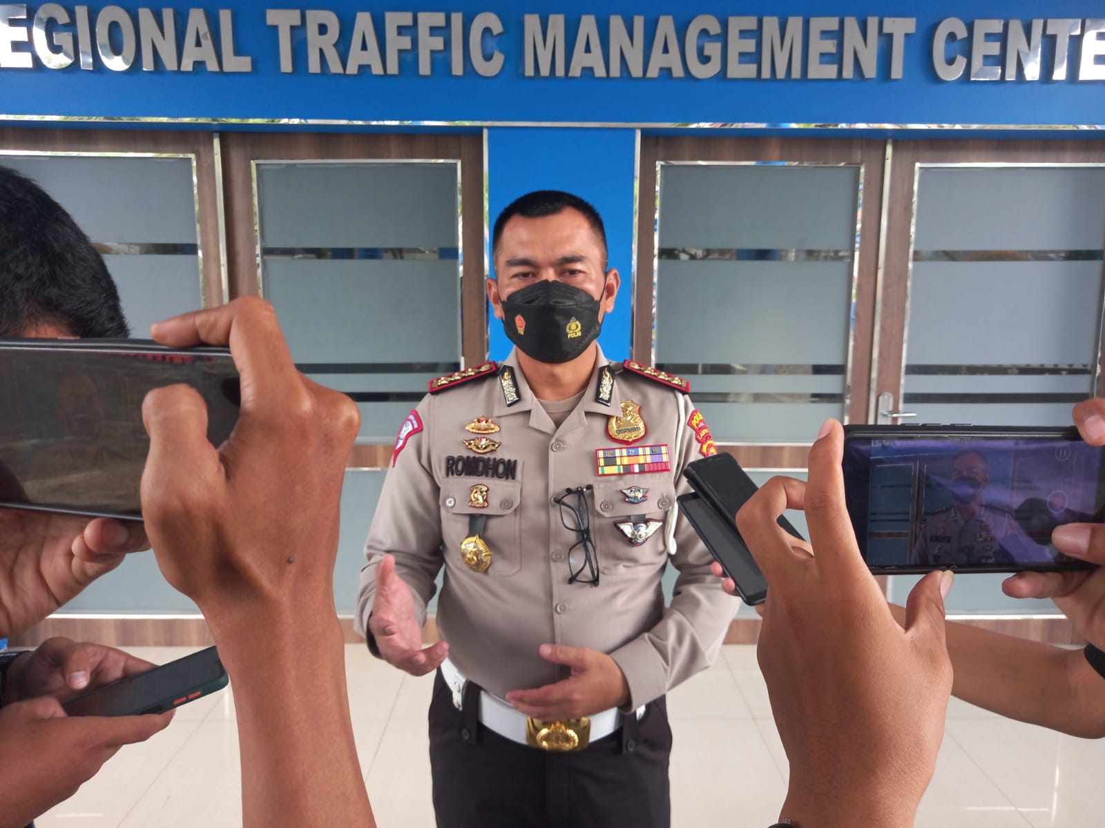 Antisipasi Ramai Lalulintas, Ditlantas Polda Lampung Sebar Personel di Titik Keramaian