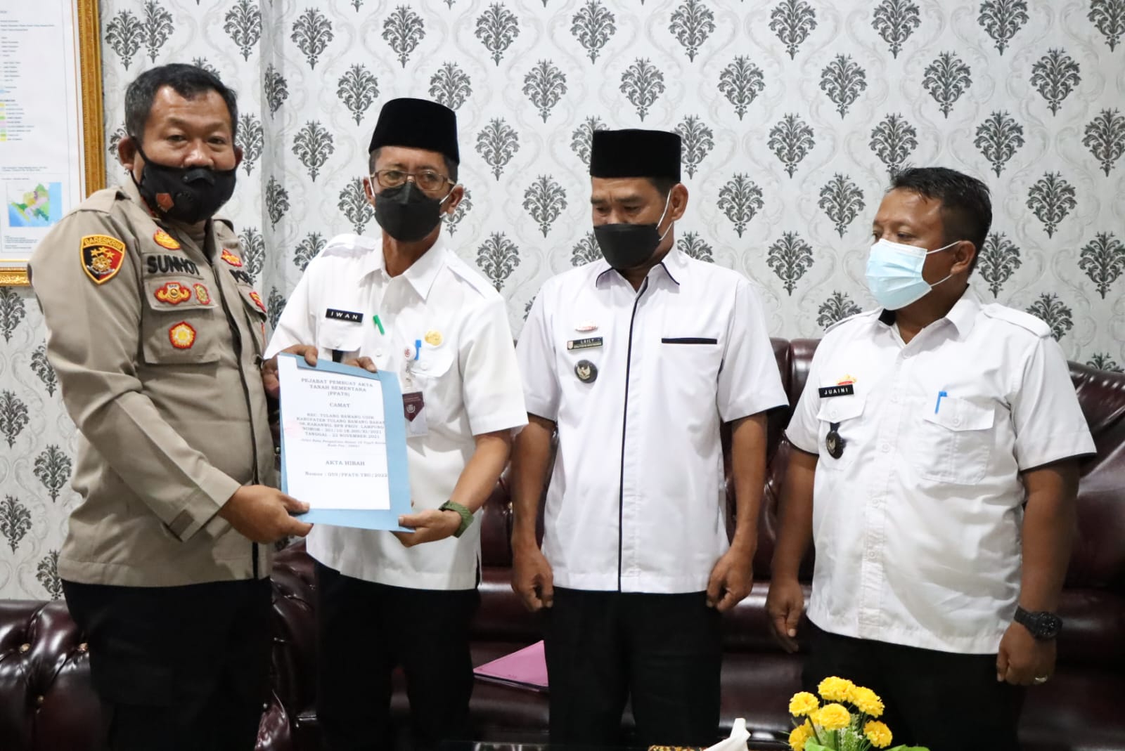 Masyarakat Tuba Udik Hibahkan Lahan ke Polres