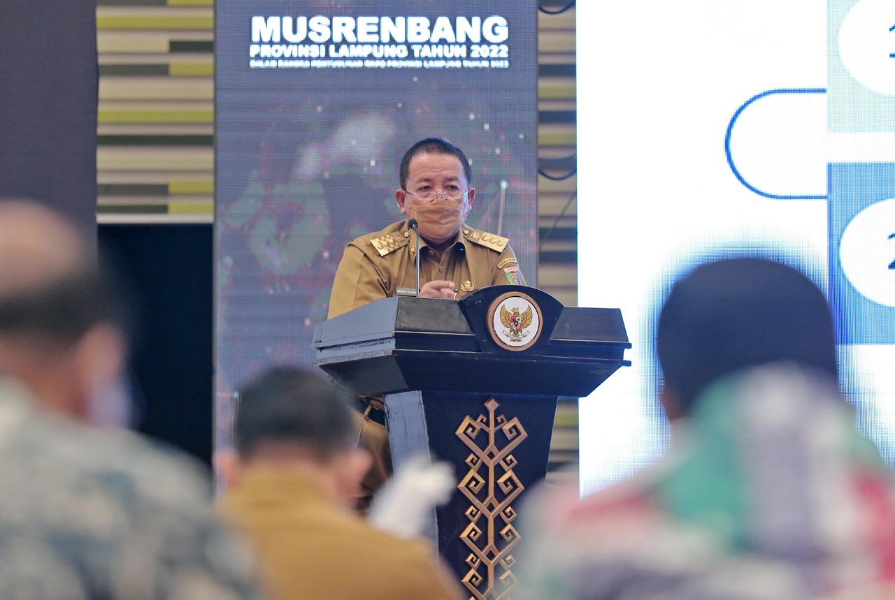 Musrenbang Provinsi Lampung 2022, Gubernur Arinal Kuatkan Ekonomi Inklusif di Tahun 2023