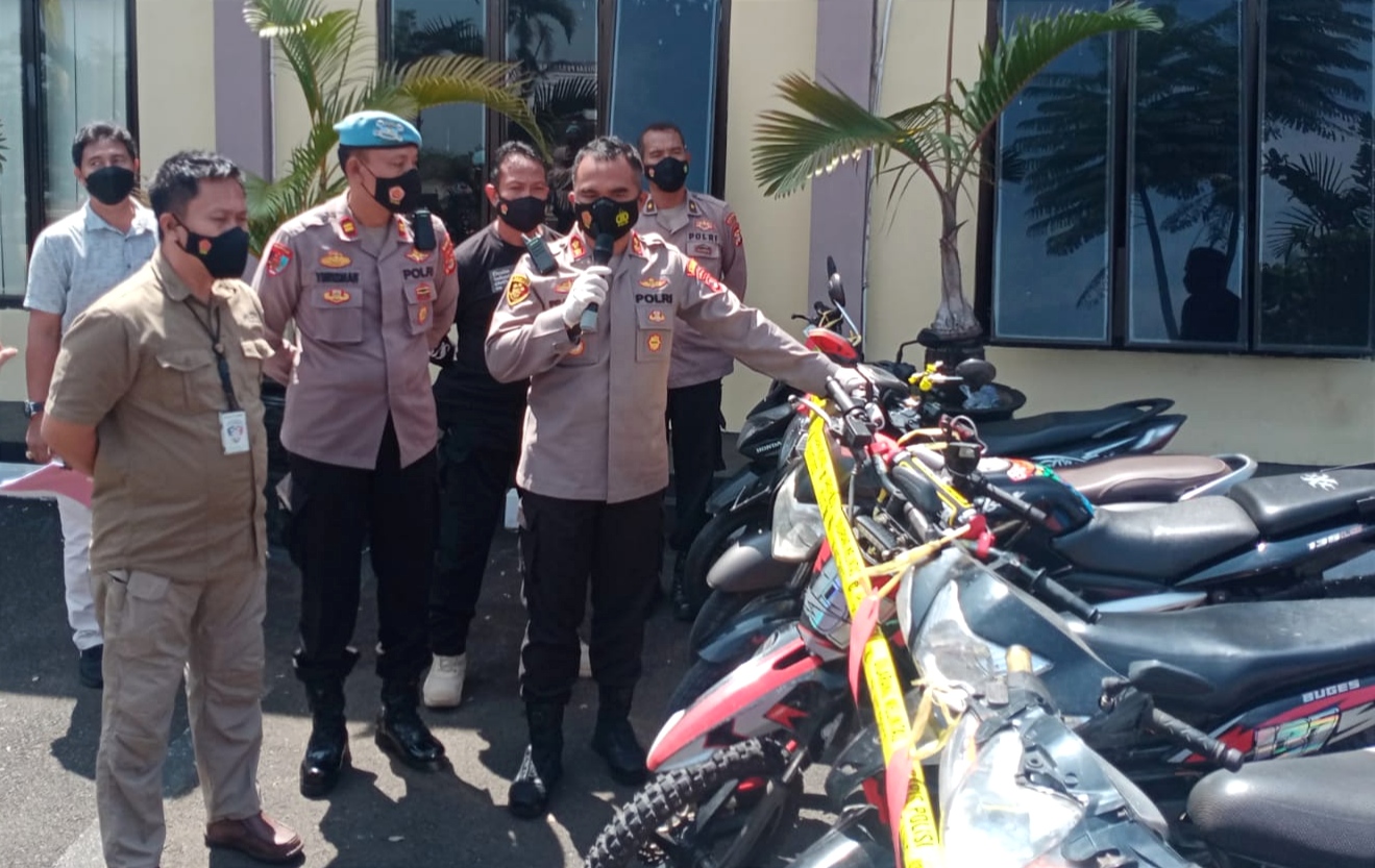 Ada Sembilan Motor di Polres Pesawaran, Merasa Pemilik, Silahkan Diambil!