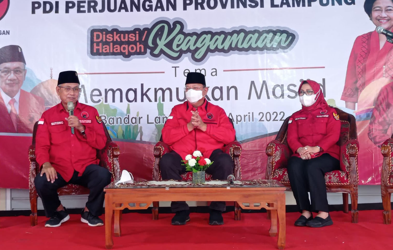 DPD PDI Perjuangan Lampung Resmi Launching Website Partai